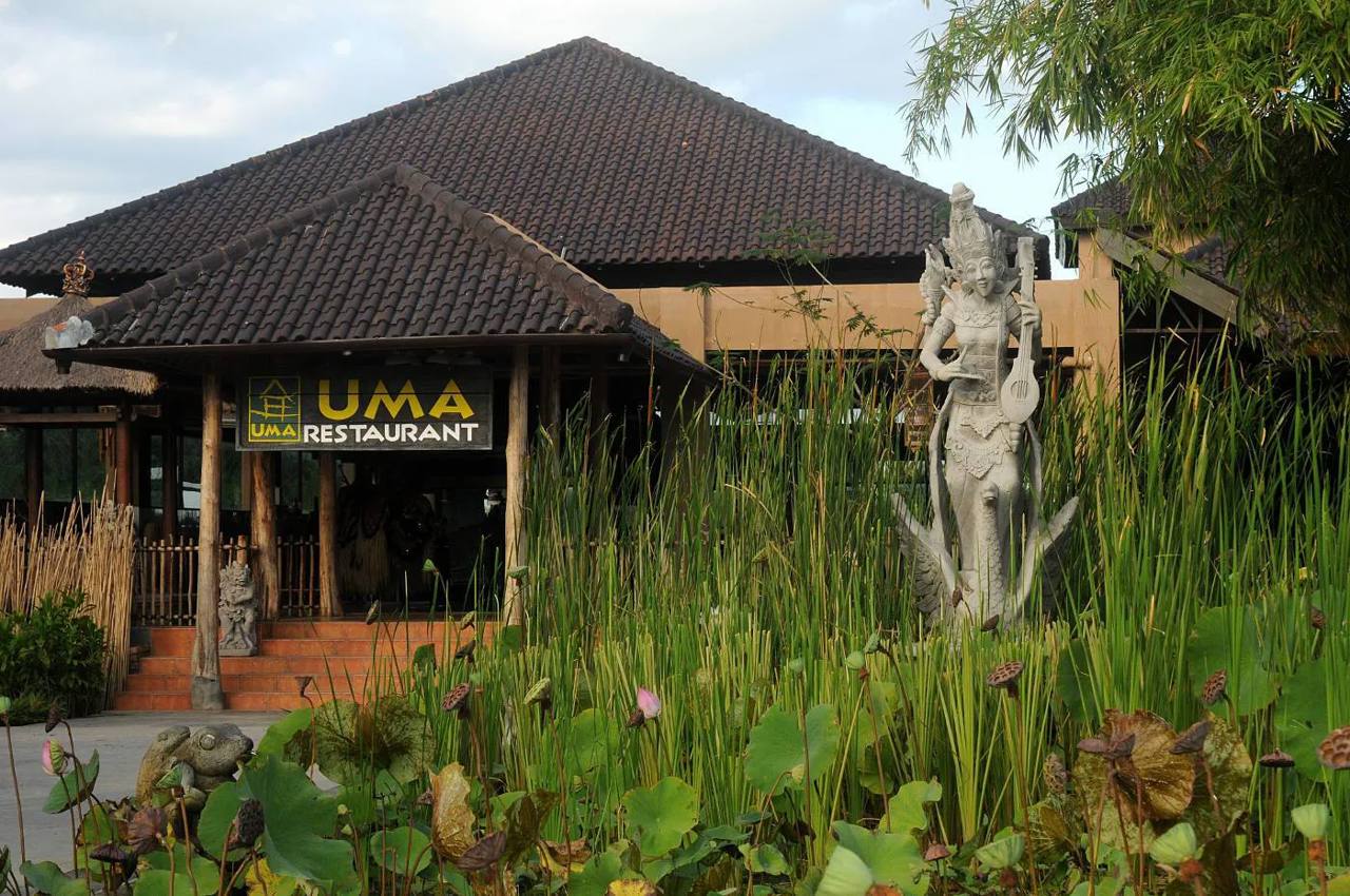 Comedor de Uma Restaurant en Bali Safari Park.