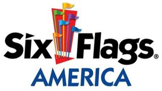 Logótipo final do Six Flags America, utilizado até à última época de 2025.