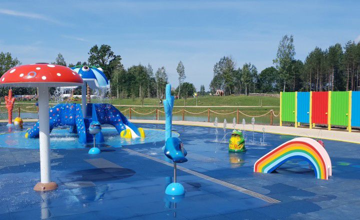 Vue de Water playground à ABpark.