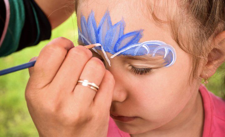 View of Face painting at ABpark.