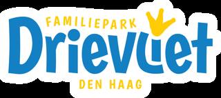 Blauw logo van Familiepark Drievliet