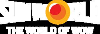 Emblema colorido da Sun World, a antiga marca operadora do Asia Park.