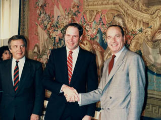 Signing of the founding agreement for Euro Disneyland in March 1987
