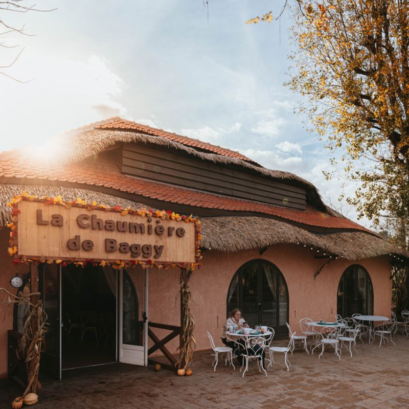La Chaumière de Baggy im Parc Bagatelle.
