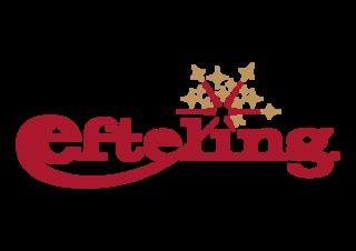 Czerwono-złote logo Efteling.
