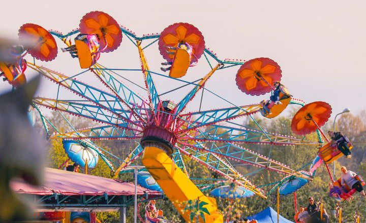 View of Twister Carousel at ABpark.