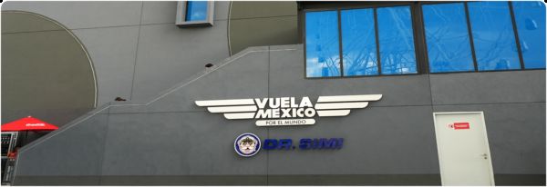 Entrada panorâmica de Vuela México por el Mundo