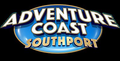 Logótipo oficial colorido do Adventure Coast Southport.