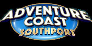 Logótipo oficial colorido do Adventure Coast Southport.