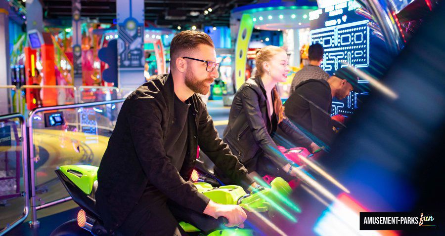 Zona arcade al Babylon Park Madrid.
