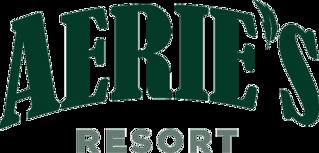Logótipo do Aerie's Resort.