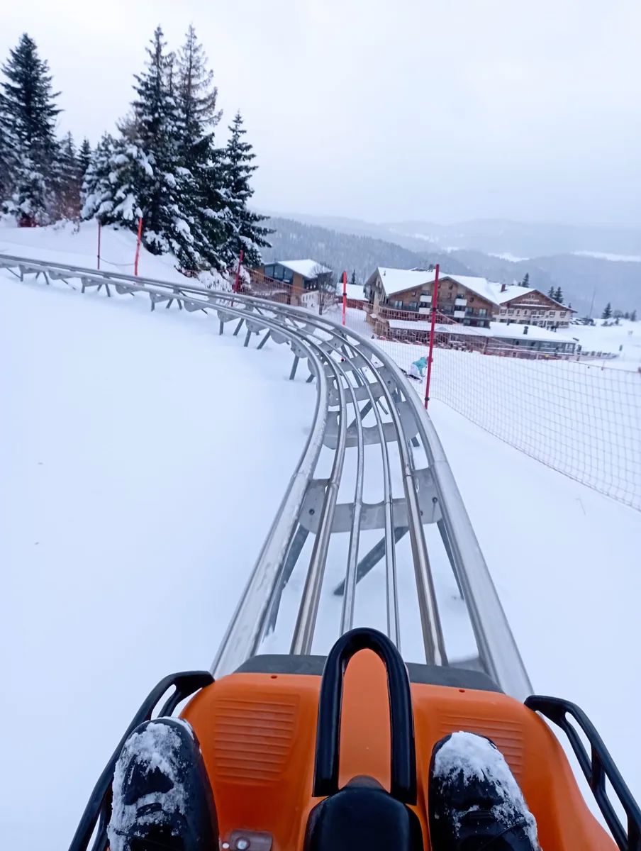 Luge sur rails du col de la Faucille