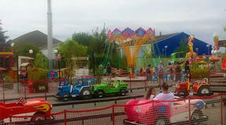 Loos Parc and its children's rides during the opening summer of 2018