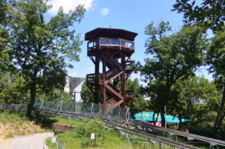 Torre panoramica Ingyenes Kilátó al BalatoniBob Szabadidőpark.