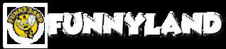 Official Funnyland logo, with its round emblem and name in white lettering.