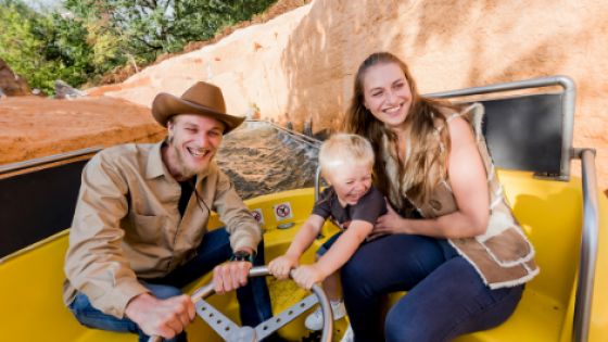La Rivière Sauvage, Le Bayou des Chikapas and Cheyenne River show three ways of combining water, terrain and storytelling in the park landscape.
