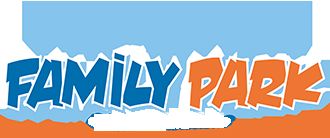 Family Park-logo met veelkleurige letters.