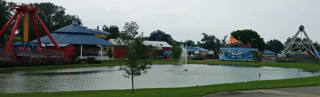 Panoramic view of Beech Bend around the lake