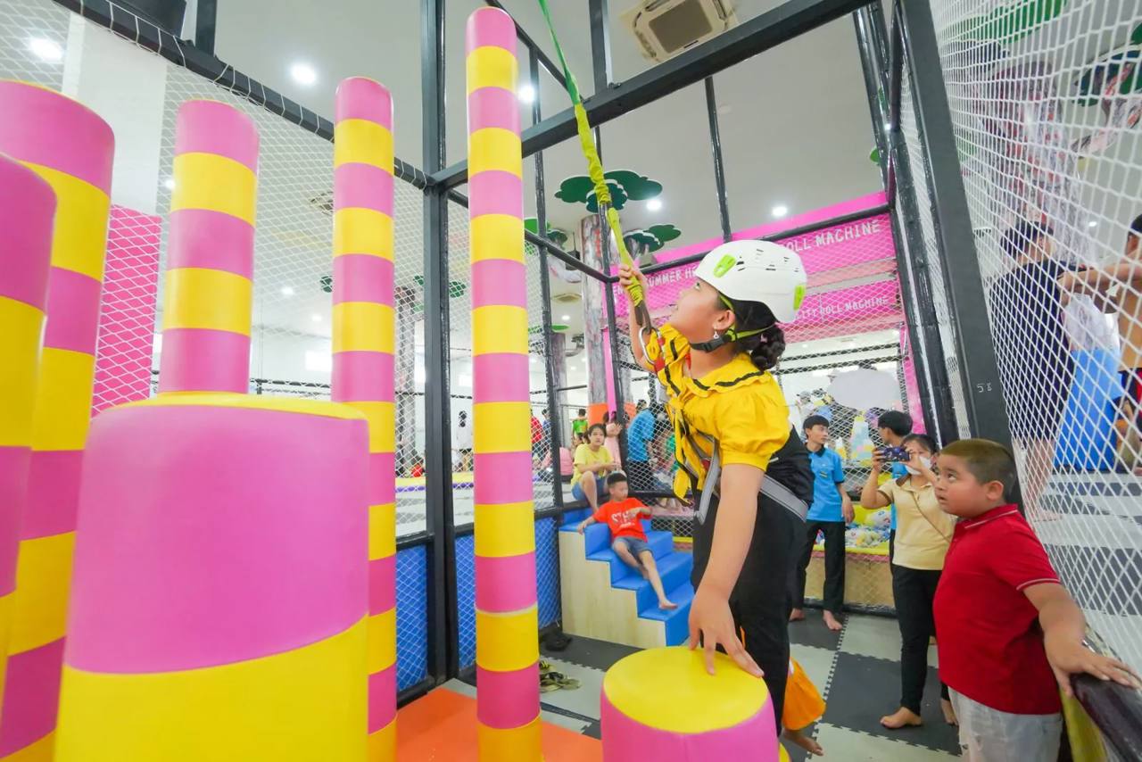 View of Kids Town at Bao Son Paradise Park.
