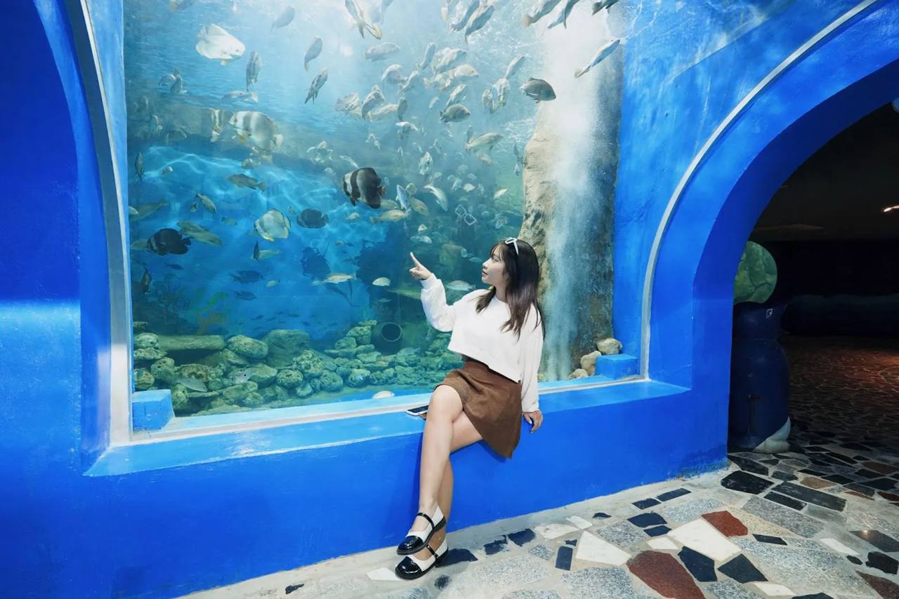 Ansicht von Khu vực cá nước mặn im Bao Son Paradise Park.