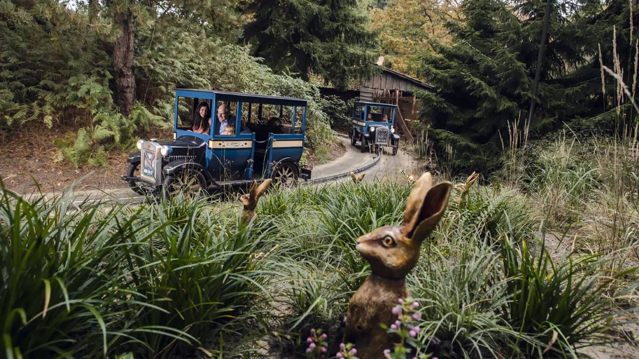 De Oude Tufferbaan w parku Efteling.
