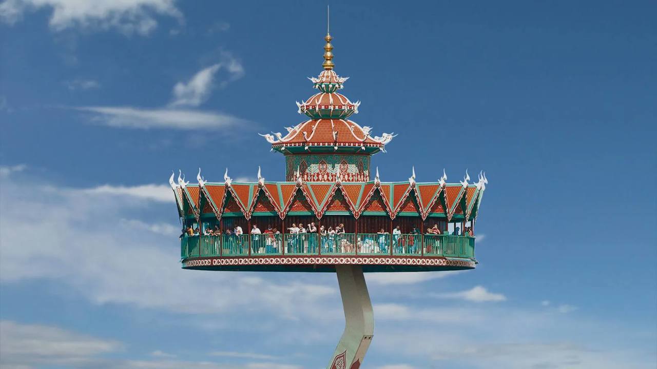 Pagode in de Efteling.