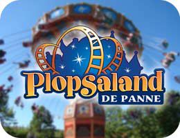 Earlier compact emblem of Plopsaland De Panne.